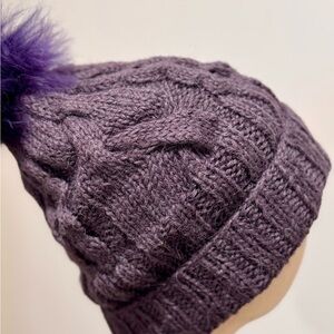 Luxury Baby Alpaca Cable Knit Beanie